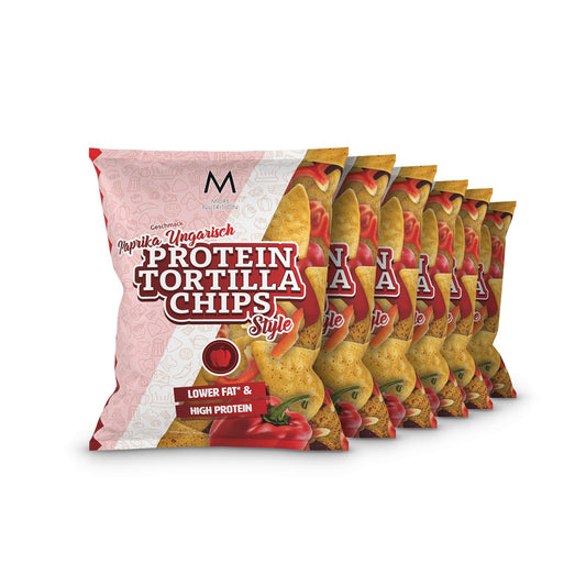 More Nutrition Tortilla Chips (6 x 50G) Paprika Ungarisch
