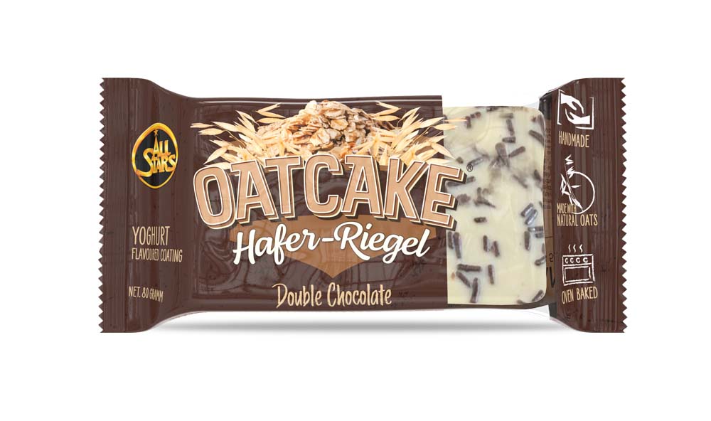 All Stars Oatcake Hafer-Riegel (80g) Double Chocolate