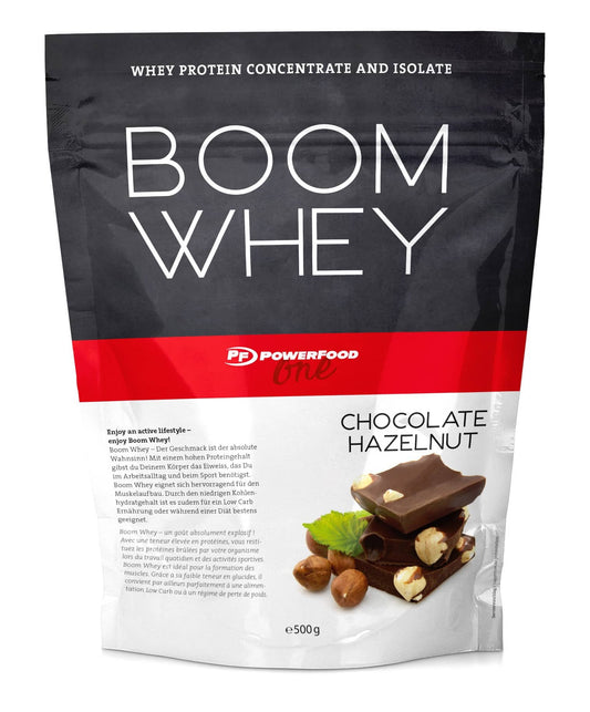 PowerFood One Boom Whey (500g)  Chocolate Hazelnut