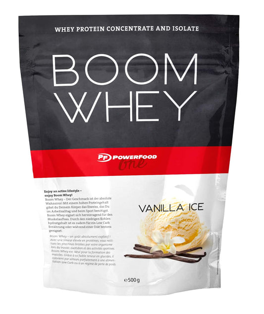 PowerFood One Boom Whey (500g)  Vanilla Ice