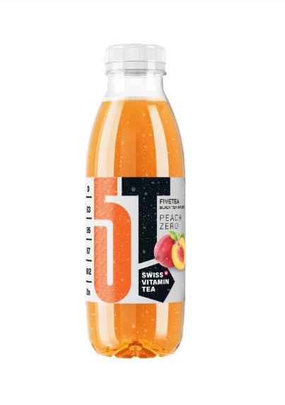 5T Swiss Vitamin Tea (500ml)  Peach Zero