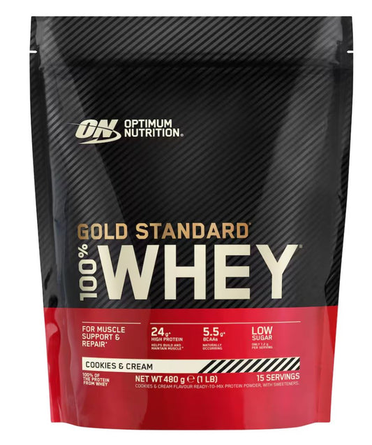 Optimum Nutrition 100% Whey Gold Standard (450g Beutel)  Cookies and Cream