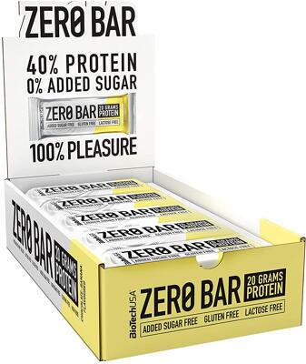 BioTech USA Zero Bar. 20 x 50 g Riegel