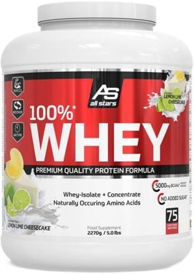 All Stars 100% Whey Protein. 2270 g Dose