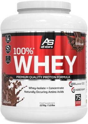 All Stars 100% Whey Protein. 2270 g Dose