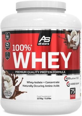 All Stars 100% Whey Protein. 2270 g Dose
