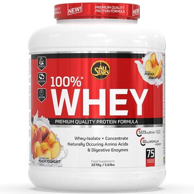 All Stars 100% Whey Protein. 2270 g Dose
