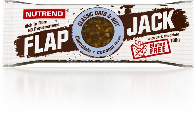 Nutrend Flapjack glutenfrei. 20 ◊ 100 g Riegel