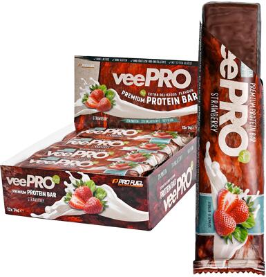 ProFuel veePRO Proteinriegel. 12 x 74 g Riegel