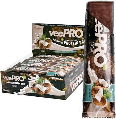 ProFuel veePRO Proteinriegel. 12 x 74 g Riegel