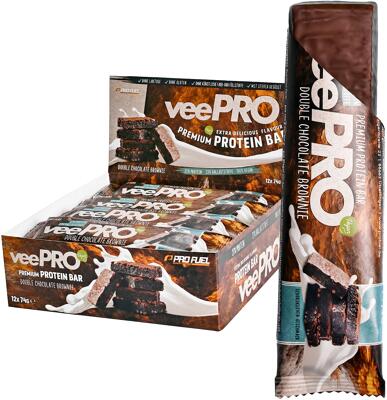 ProFuel veePRO Proteinriegel. 12 x 74 g Riegel