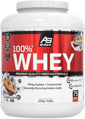 All Stars 100% Whey Protein. 2270 g Dose