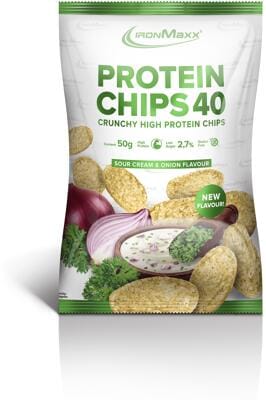 IronMaxx Protein Chips 40. 50 g Beutel