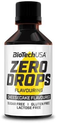 BioTech USA Zero Drops Geschmackstropfen. 50 ml Flasche