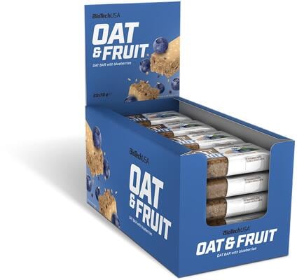 BioTech USA Oat & Fruits Haferriegel. 20 x 70 g Riegel