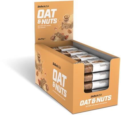BioTech USA Oat & Fruits Haferriegel. 20 x 70 g Riegel