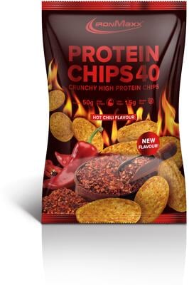 IronMaxx Protein Chips 40. 50 g Beutel