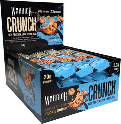 Warrior Crunch Protein Bars. 12 x 64 g Riegel