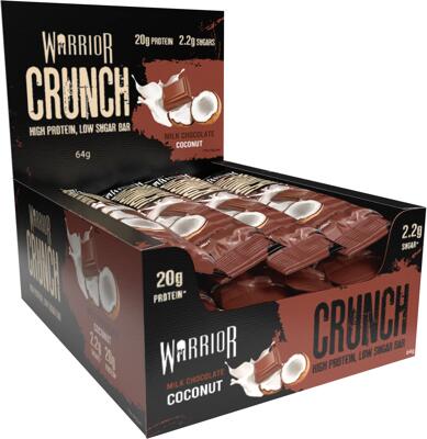 Warrior Crunch Protein Bars. 12 x 64 g Riegel
