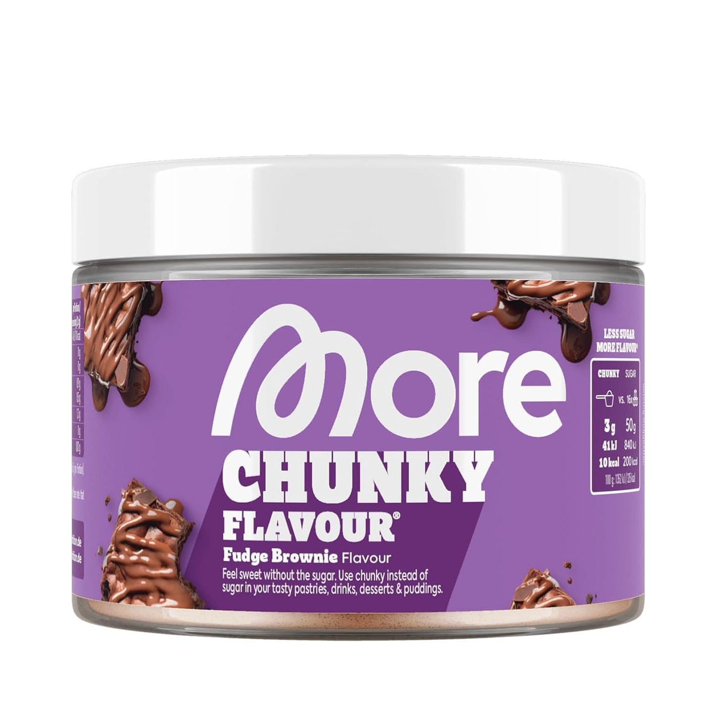 More Nutrition Chunky Flavour (150g Dose)  Fudge Brownie