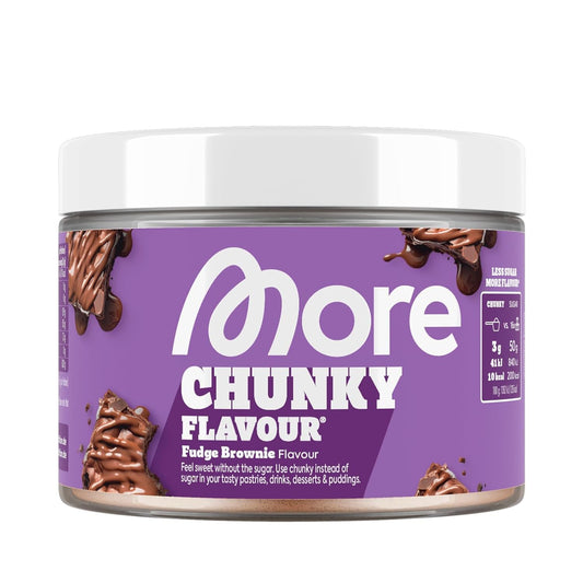 More Nutrition Chunky Flavour (150g Dose)  Fudge Brownie