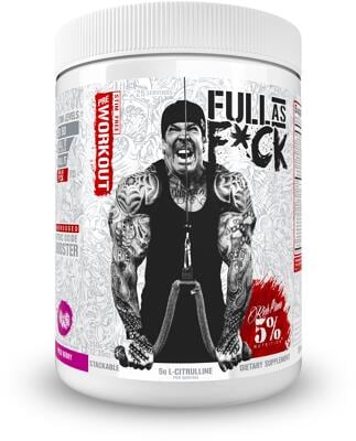 5% Nutrition Full as F*uck Nitric Oxide Booster. 350 g Dose