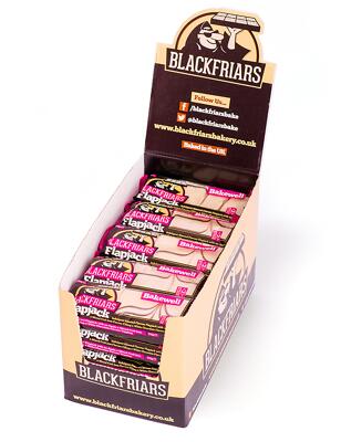 Blackfriars Flapjack. 25 x 110 g Riegel