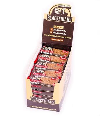 Blackfriars Flapjack. 25 x 110 g Riegel