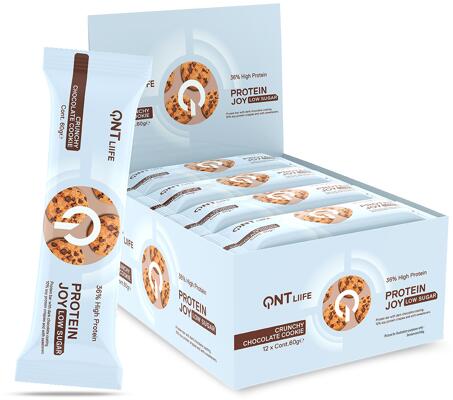 QNT Protein Joy Bars. 12 x 60 g Riegel