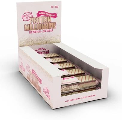 Mountain Joes Millionaire Protein Riegel . 10 x 50 g Riegel