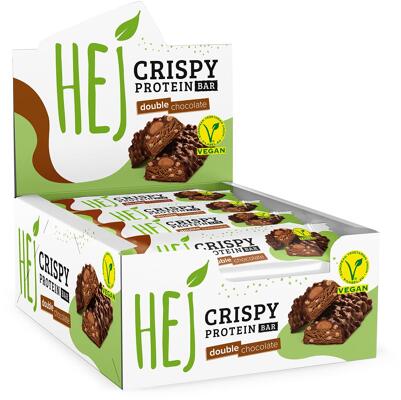 HEJ Vegan Crispy Protein Bar. 12 x 45 g Riegel