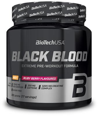 BioTech USA Black Blood NOX+. 330 g Dose