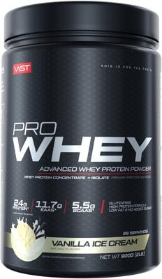 VAST Sports Pro Whey - Advanced Whey Protein Powder. 900 g Dose