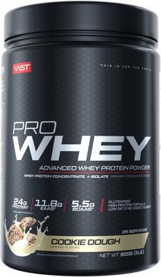 VAST Sports Pro Whey - Advanced Whey Protein Powder. 900 g Dose