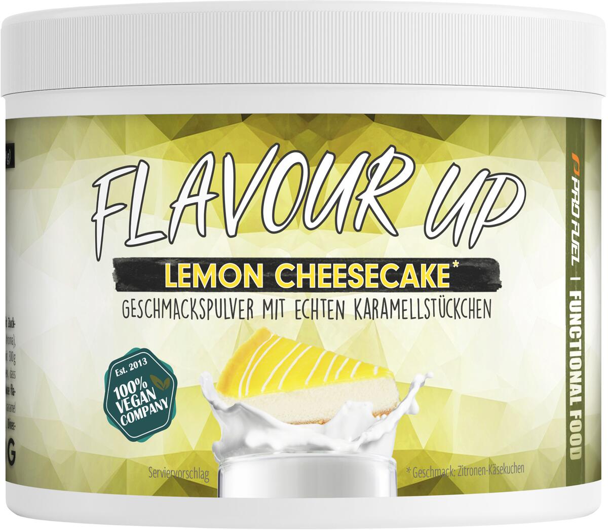 ProFuel Flavour Up Geschmackspulver, 250 g Dose, Lemon Cheesecake