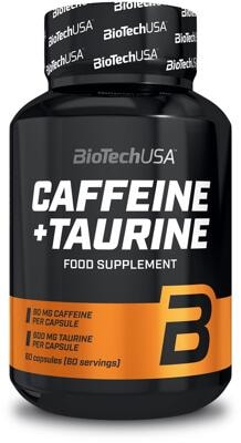 BioTech USA Caffeine + Taurine. 60 Kapseln