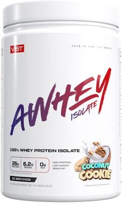 VAST Sports AWhey - 100% Whey Protein Isolate, 900 g Dose