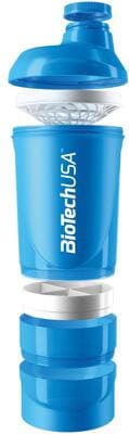 BioTech USA Shaker Wave+. 600 ml (+200 ml +150 ml)