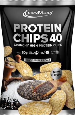 IronMaxx Protein Chips 40. 50 g Beutel