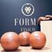Forma Fisico Vintage Retro Medizinball aus Echtleder