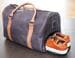 Forma Fisico Vintage Weekender Reisetasche Sporttasche Leder mit Schuhfach
