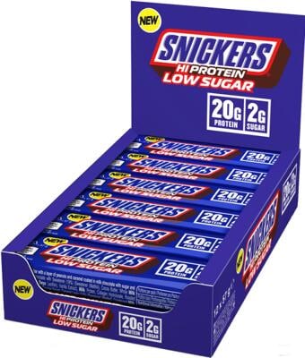Snickers Low Sugar High Protein Bar. 12 x 57 g Riegel