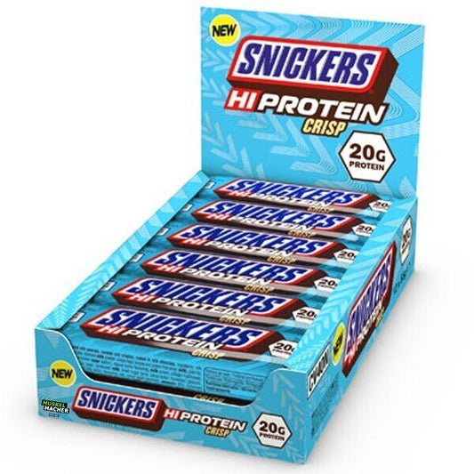 Snickers Hi Protein Crisp Bar (12 x 55G) Milk Chocolate