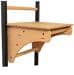 BenchK Tischplatte - Serie 2 / 5 / 7 - für Klimmzugstange (BT076M, dunkles Holz)