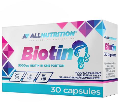 Allnutrition Biotin. 5000 µg. 30 Kapseln