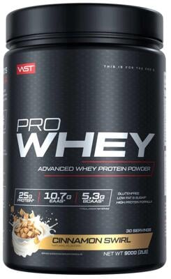 VAST Sports Pro Whey - Advanced Whey Protein Powder. 900 g Dose