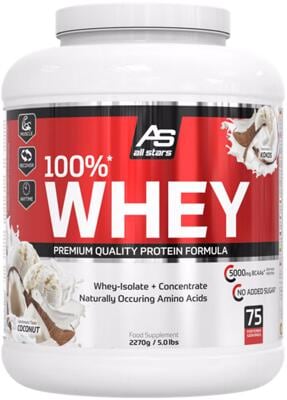All Stars 100% Whey Protein. 2270 g Dose