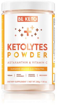 BeKeto Ketolytes Powder. 200 g Dose