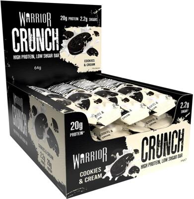 Warrior Crunch Protein Bars. 12 x 64 g Riegel