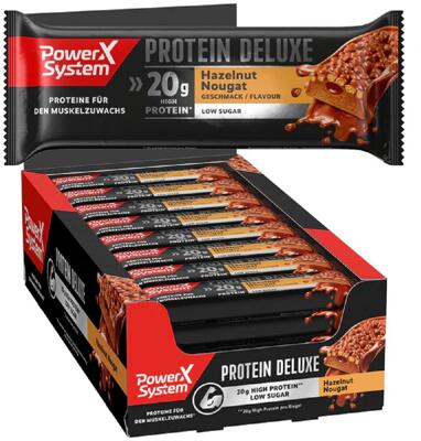 Power System Protein Deluxe. 15 x 55 g Riegel